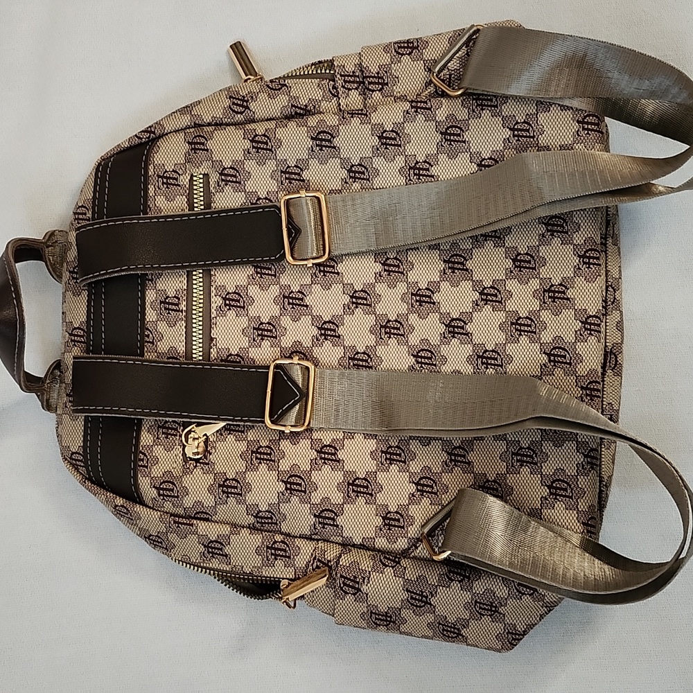 Monogram Multi Compartment Mini Stylish Backpack - image 5